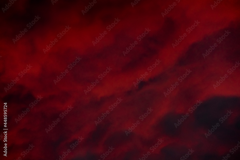 Red clouds or smoke background Red clouds or smoke background