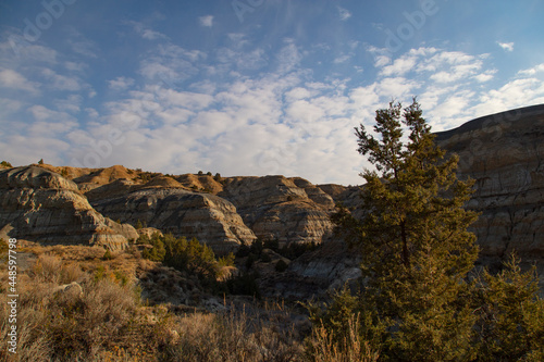 Theodore Roosevelt National Park in North Dakota landscape
