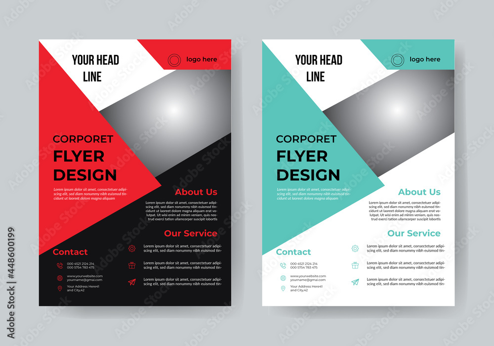 Best Flyer template poster design A4