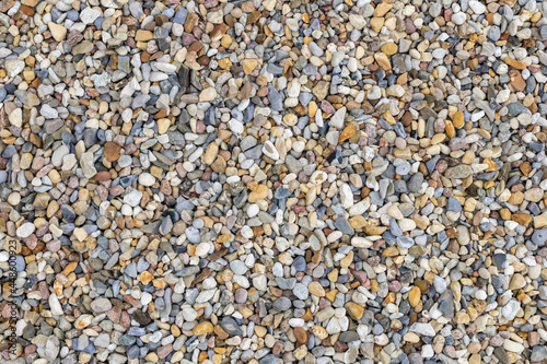 colored pebbles with visible details. background or textura