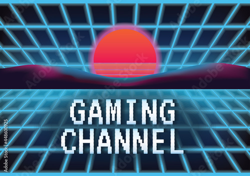Game zone game icon background vector