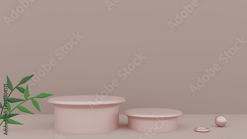Abstract background, scene for product display.
