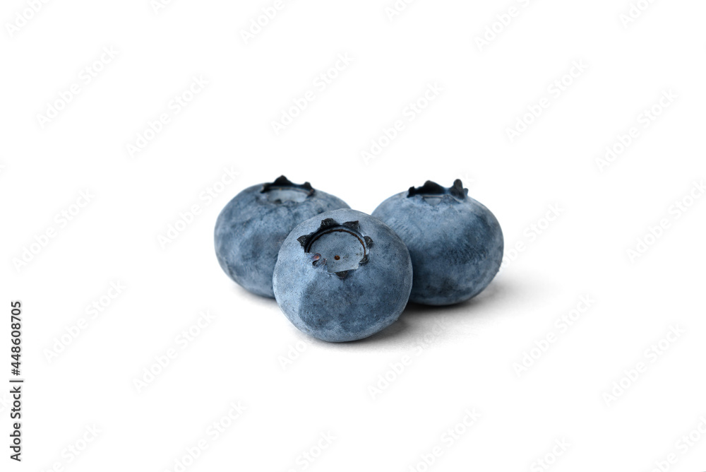 Obraz premium Blueberry isolated on white background.