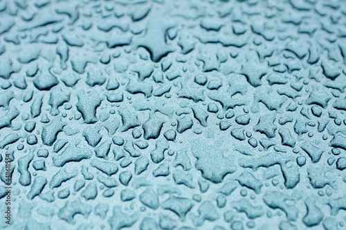 Water drops close up.
