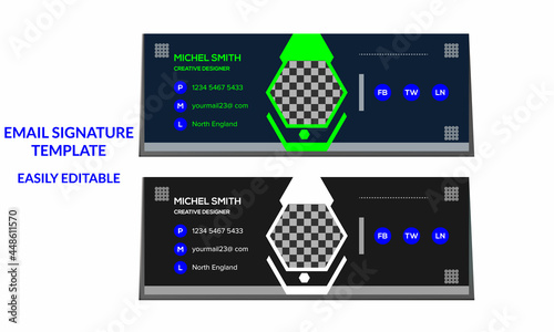 Email signature template design - template design