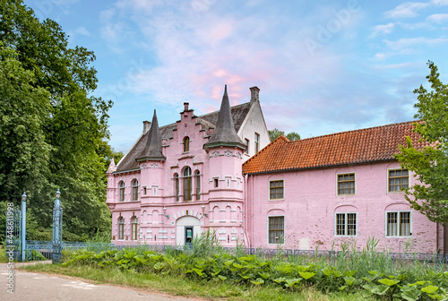 Castle d'Oultremont in the former Land van Ever, in Drunen, North Brabant, Province, The Netherlands