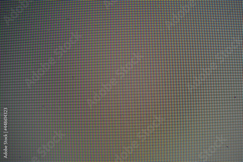 ecran d'ordinateur en macro servant de texture pour créer des visuels sur photoshop. Pixel en macro RGB