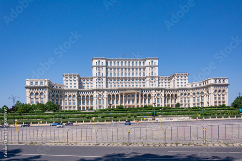 Parliament pallas in Bucharest Romania photo