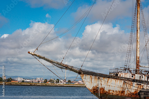 Argos ship, The historic ship of Portugal that will be transformed into a Museum. Gafanha da Nazaré, Ilhavo, District of Aveito Portugal.