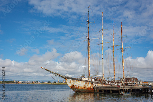 Argos ship, The historic ship of Portugal that will be transformed into a Museum. Gafanha da Nazaré, Ilhavo, District of Aveito Portugal.