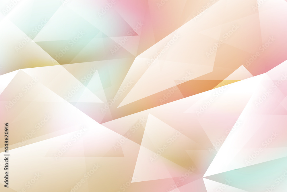 Abstract gradient triangles polygon style background. Vector.