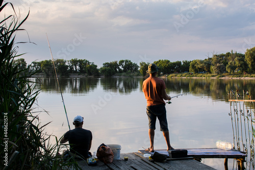 fishing in the lake