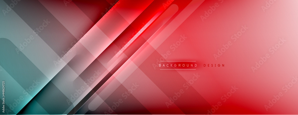 Abstract background - lines composition created with lights and shadows. Technology or business digital template. Trendy simple fluid color gradient abstract background with dynamic Abstract background - lines composition created with lights and shadows. Technology or business digital template. Trendy simple fluid color gradient abstract background with dynamic