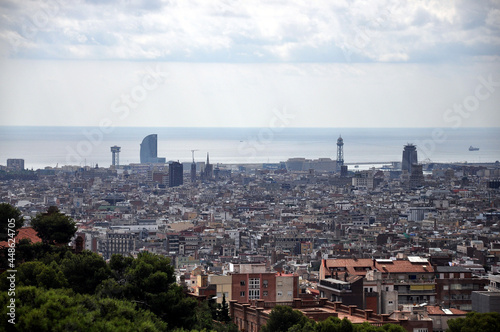 view of the city Barcelona