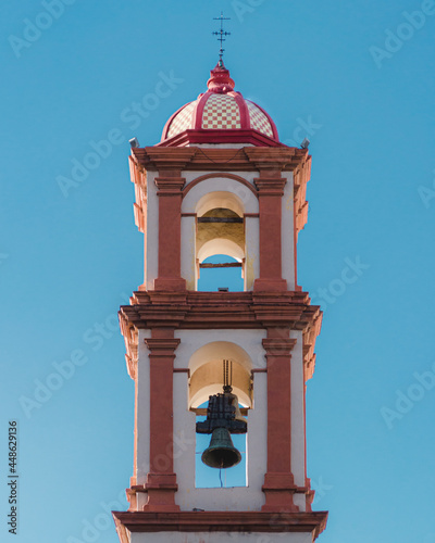 Fotografering bell tower of the church