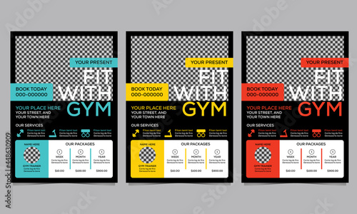 Flyer for GYM business.