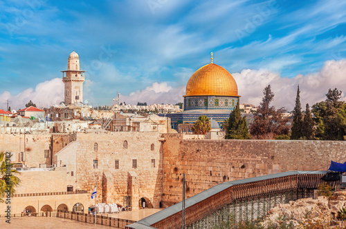 Jerusalem, Western Wall and Dome of the Rock - Israel