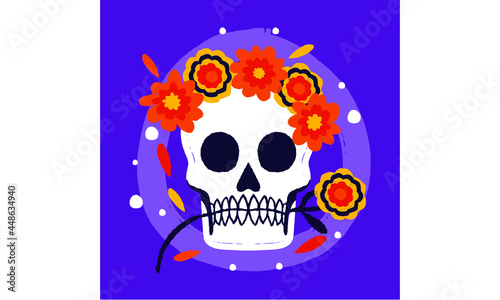 Flower Skull 2