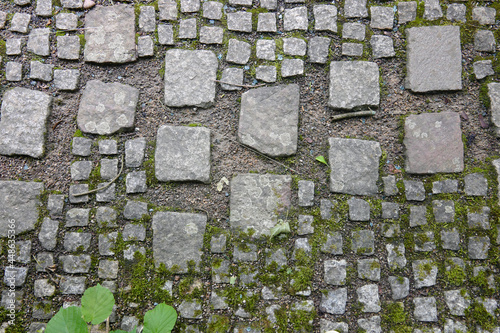 Barfu  park Untergrund Granitpflaster
