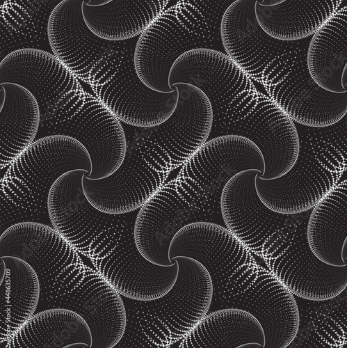 Abstract dotted seamless background. Noise structure with dots