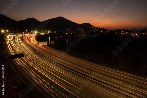 long exposure photo of a highway in Rio de Janeiro, Brazil