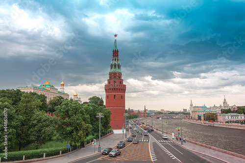 View of the Kremlin and the Moscow River