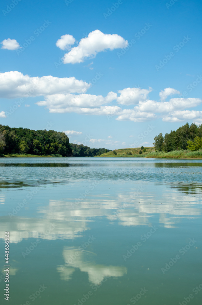 Obraz premium lake and sky