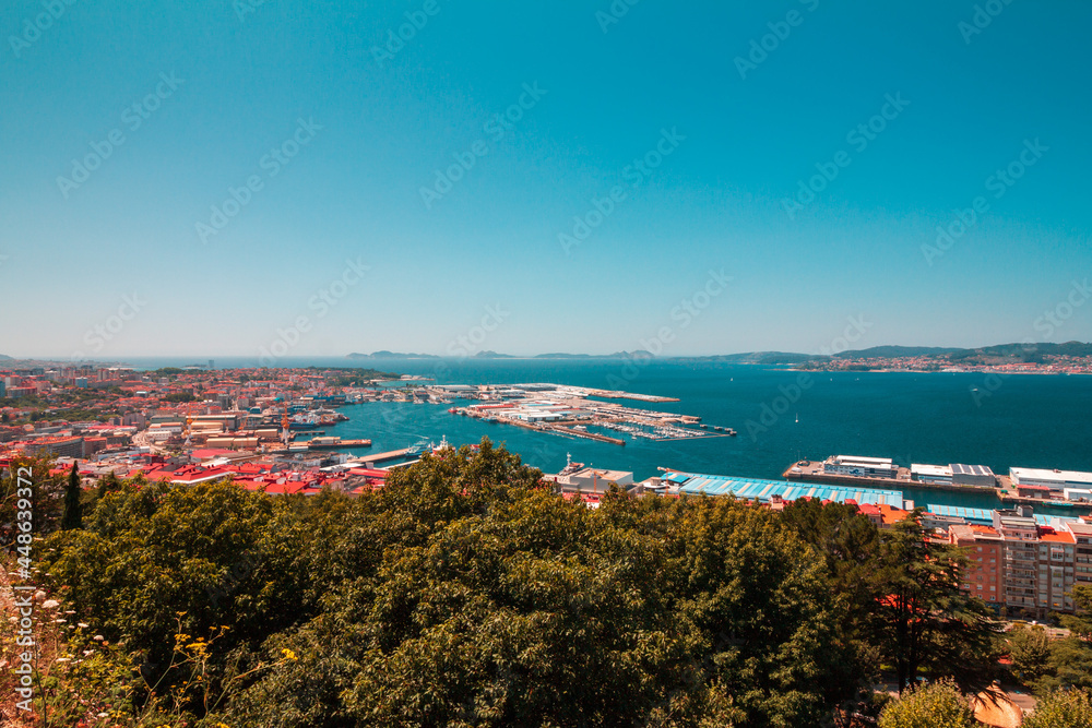 Ciudad de Vigo desde el Monte O Castro
