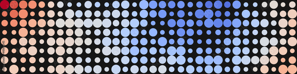 Color Pixels Cloud Abstract Computational Generative Art background illustration