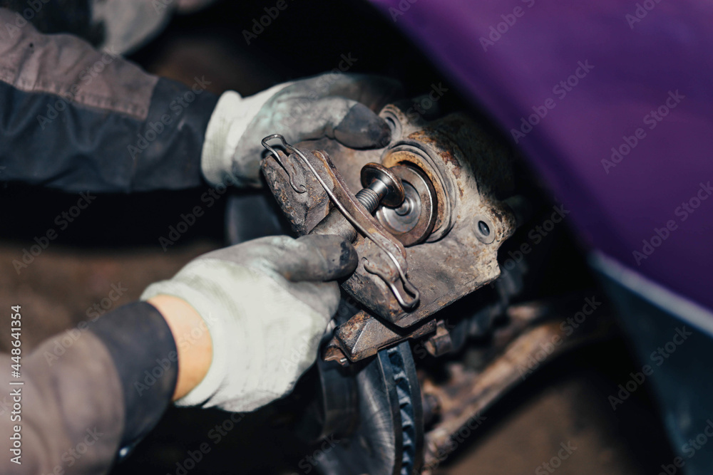 car caliper brake cylinder repair