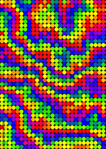 Wallpaper Mural Color Pixels Cloud Abstract Computational Generative Art background illustration Torontodigital.ca