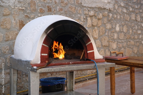 Traditional outdoor owen oven in Cyprus	 photo
