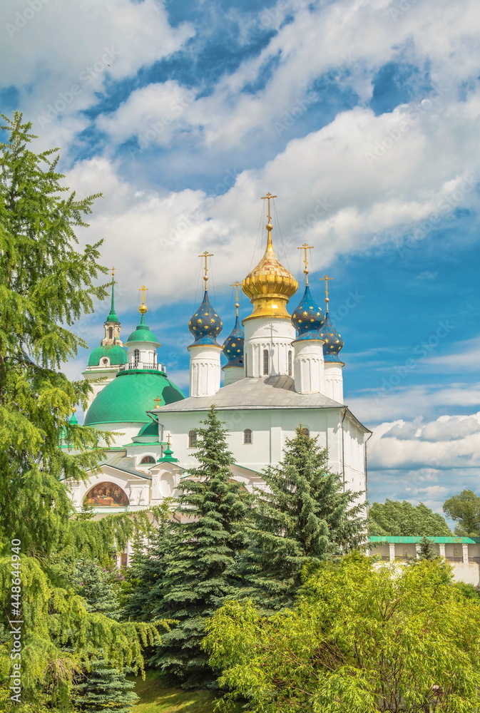 Gold ring of Russia. Monastery in Rostov Veliky