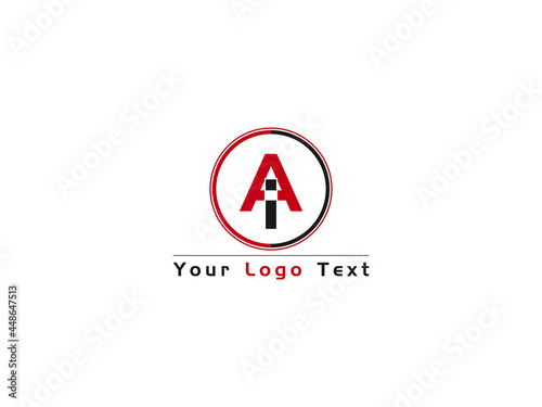 Letter AI Logo, monogram ai a i Logo Icon Design