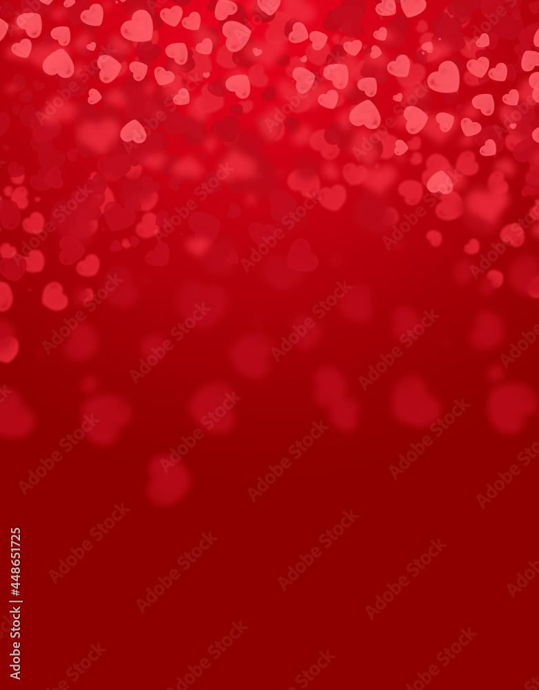 Valentine's day background with hearts, Illustration Valentine's day background with hearts, Illustration