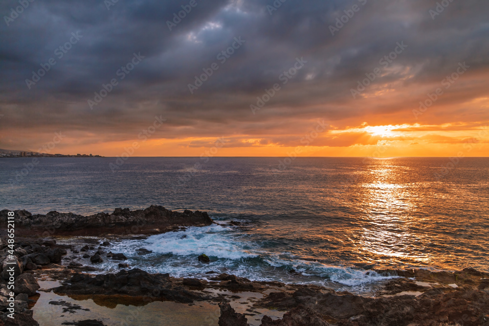 sea sunset at stones beach