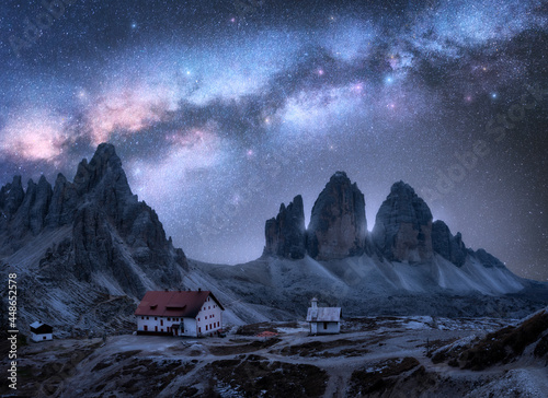 Milky Way over the mountain...