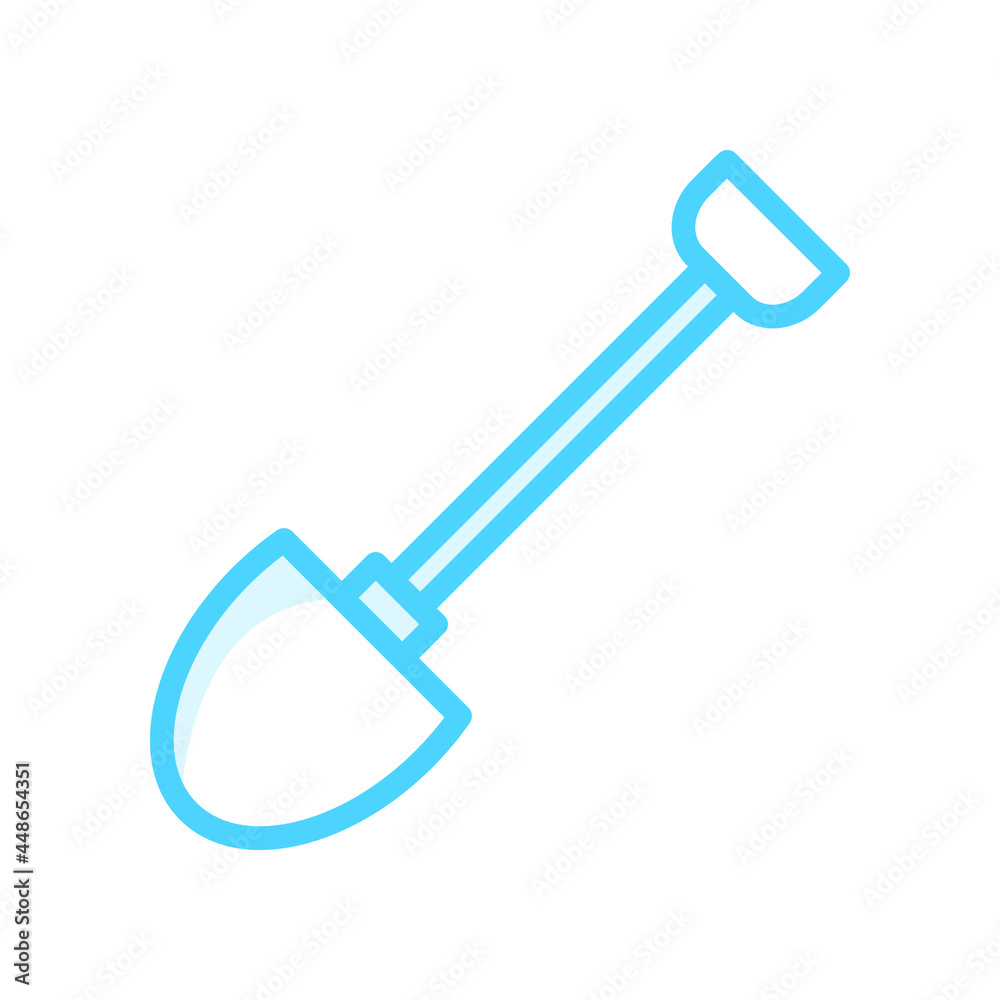 Illustration Vector Graphic of shovel icon Illustration Vector Graphic of shovel icon