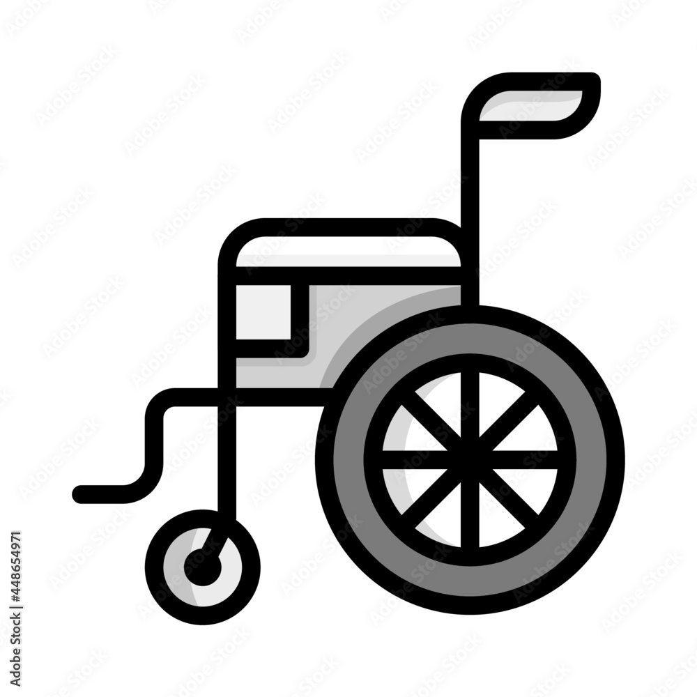 wheelchair icon outline color style wheelchair icon outline color style