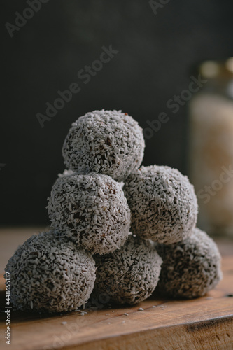 chocolate and coconut truffles