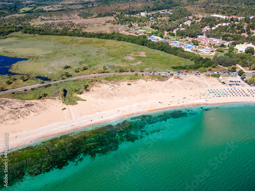 Aerial view of The Driver Beach (Alepu), Bulgaria