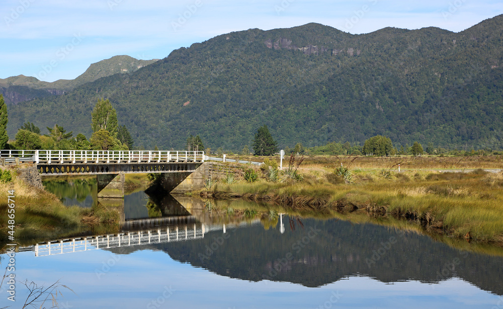 Aorere River bridge - New Zealand