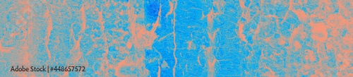 abstract coral and blue color texture background with copy space for design