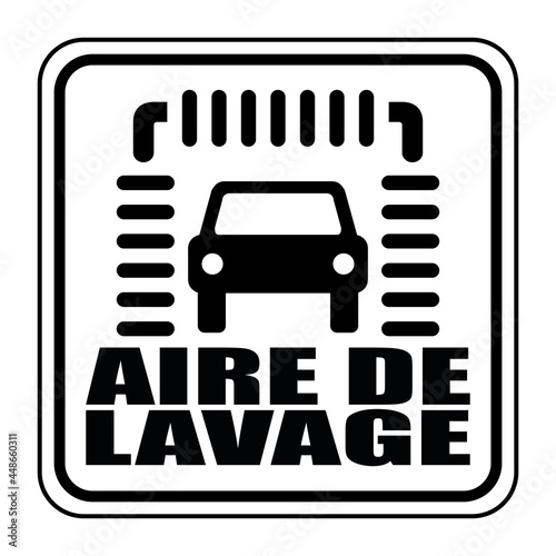 Logo aire de lavage.