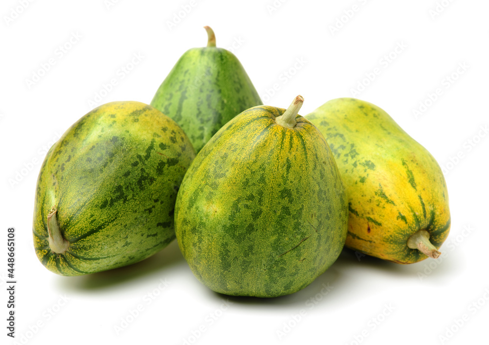 muskmelon on a white background muskmelon on a white background