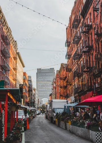 Photography Little Italy Street in New York City