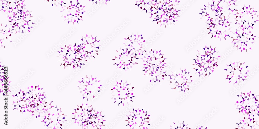 Light purple, pink vector natural backdrop with flowers. Light purple, pink vector natural backdrop with flowers.