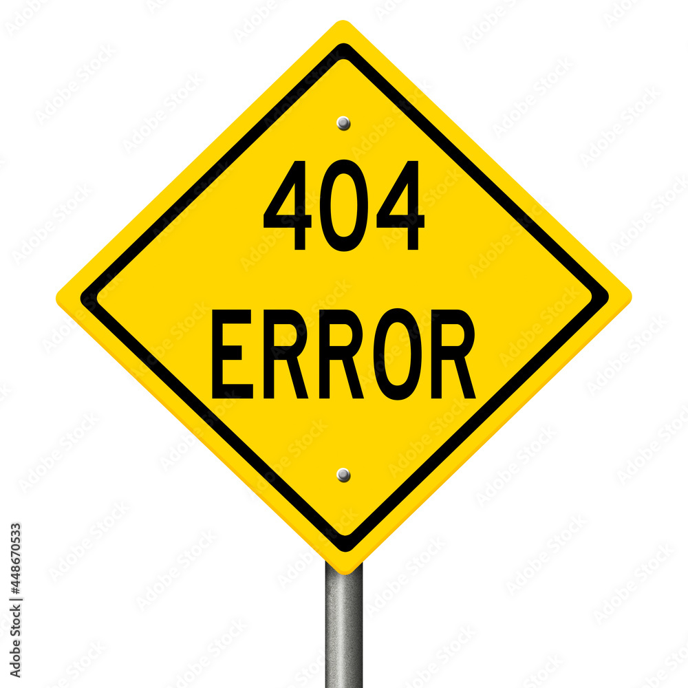 Rendering of a yellow highway sign illustrating a computer warning Rendering of a yellow highway sign illustrating a computer warning