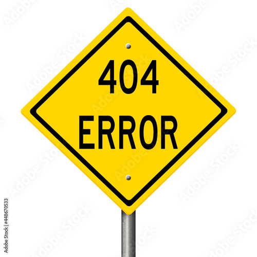 Wallpaper Mural Rendering of a yellow highway sign illustrating a computer warning Torontodigital.ca