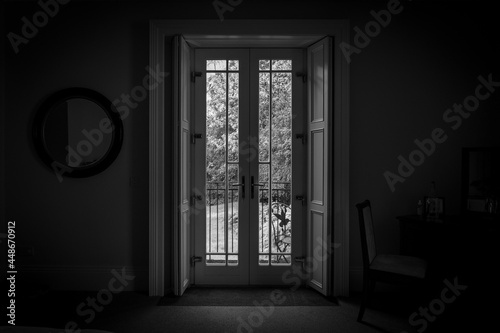 door in the night